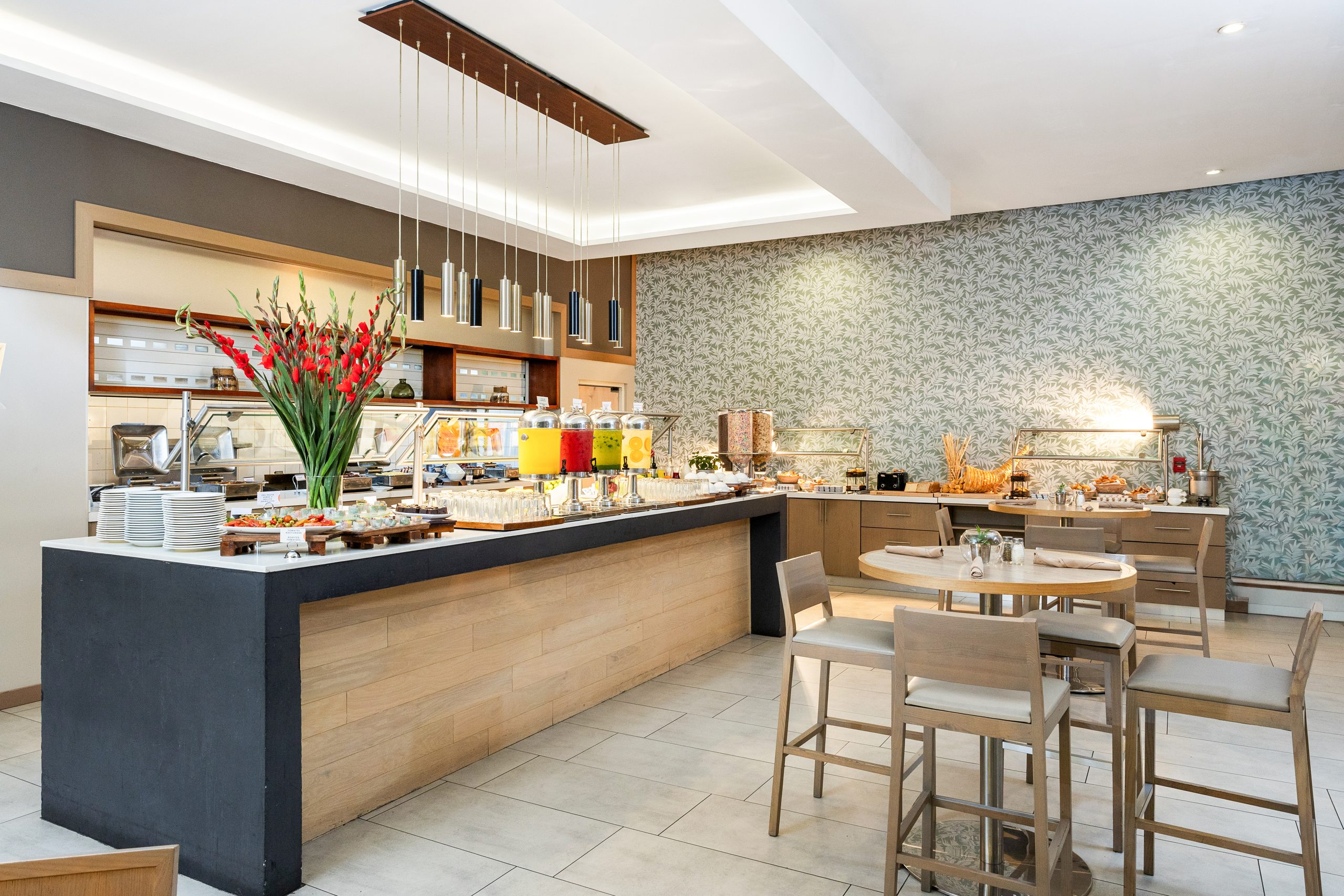 Barra del desayunador del Hyatt Place Tegucigalpa