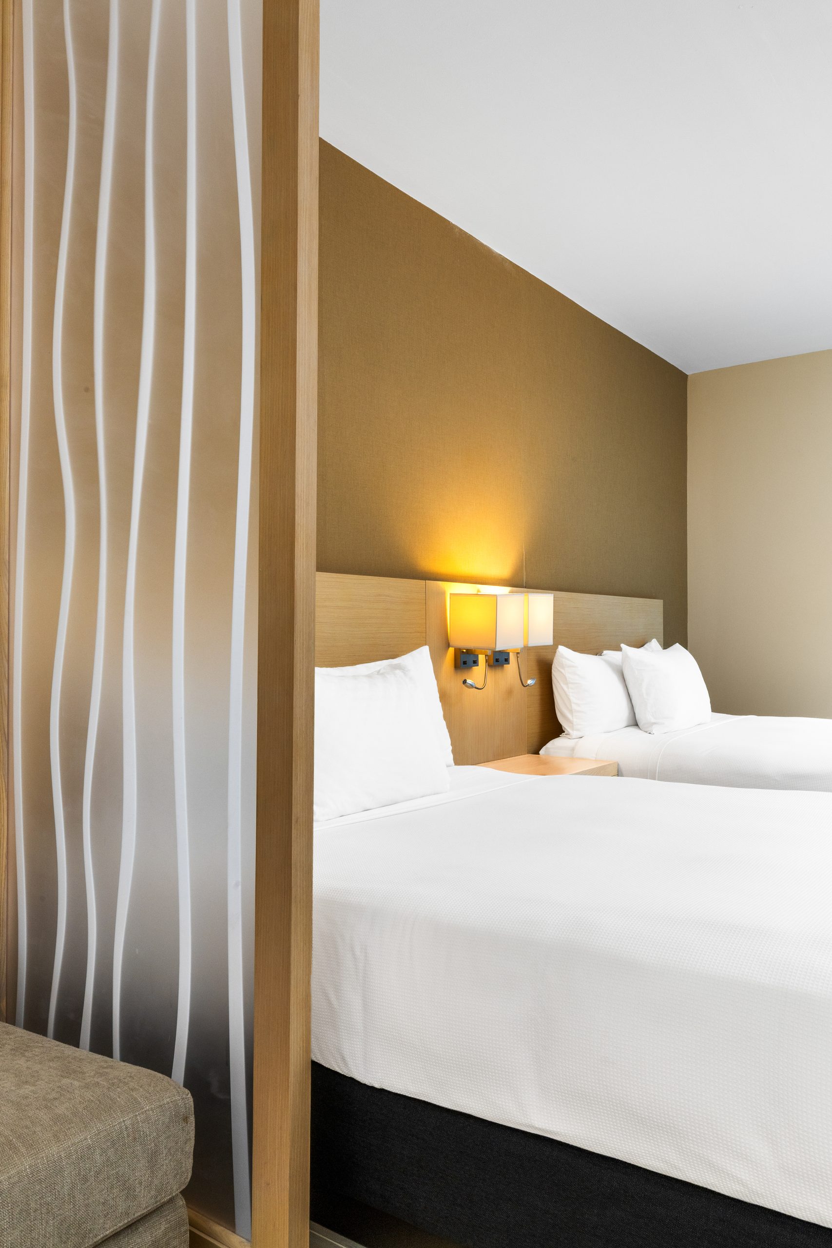 Habitación con dos camas queen en piso alto del Hyatt Place Tegucigalpa