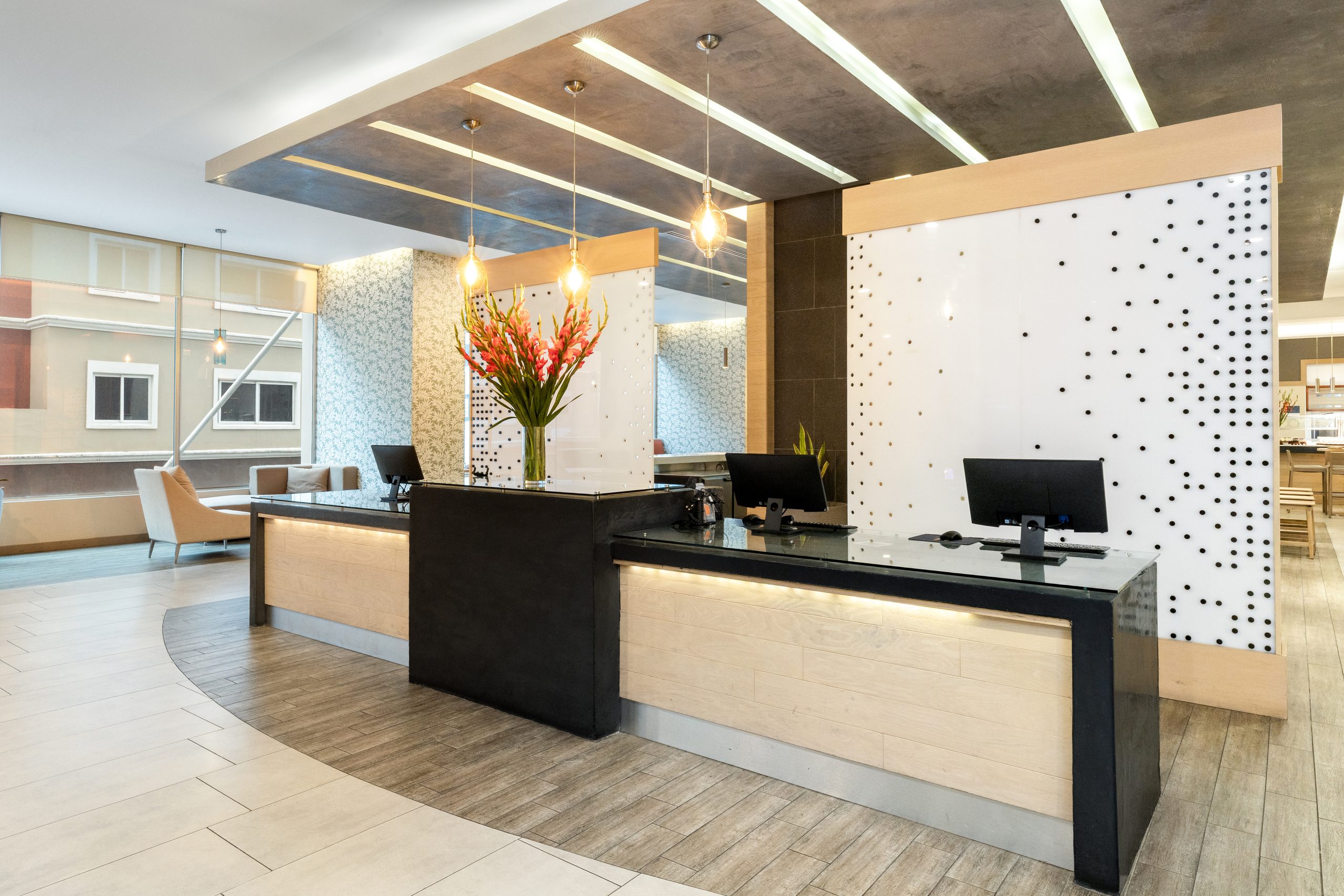 Mostrador de recepción del Hyatt Place Tegucigalpa